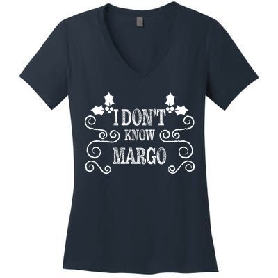 Christmas Vacation Todd & Margo Matching Family Christmas Shirts Women's V-Neck T-Shirt