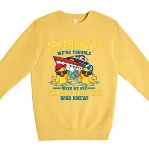 Cruising Vacation Together Tourist Cruise Ship Passenger Premium Crewneck Sweatshirt