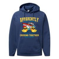 Cruising Vacation Together Tourist Cruise Ship Passenger Performance Fleece Hoodie