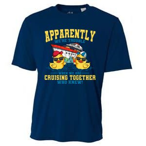 Cruising Vacation Together Tourist Cruise Ship Passenger Cooling Performance Crew T-Shirt