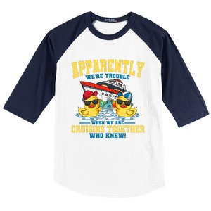 Cruising Vacation Together Tourist Cruise Ship Passenger Baseball Sleeve Shirt