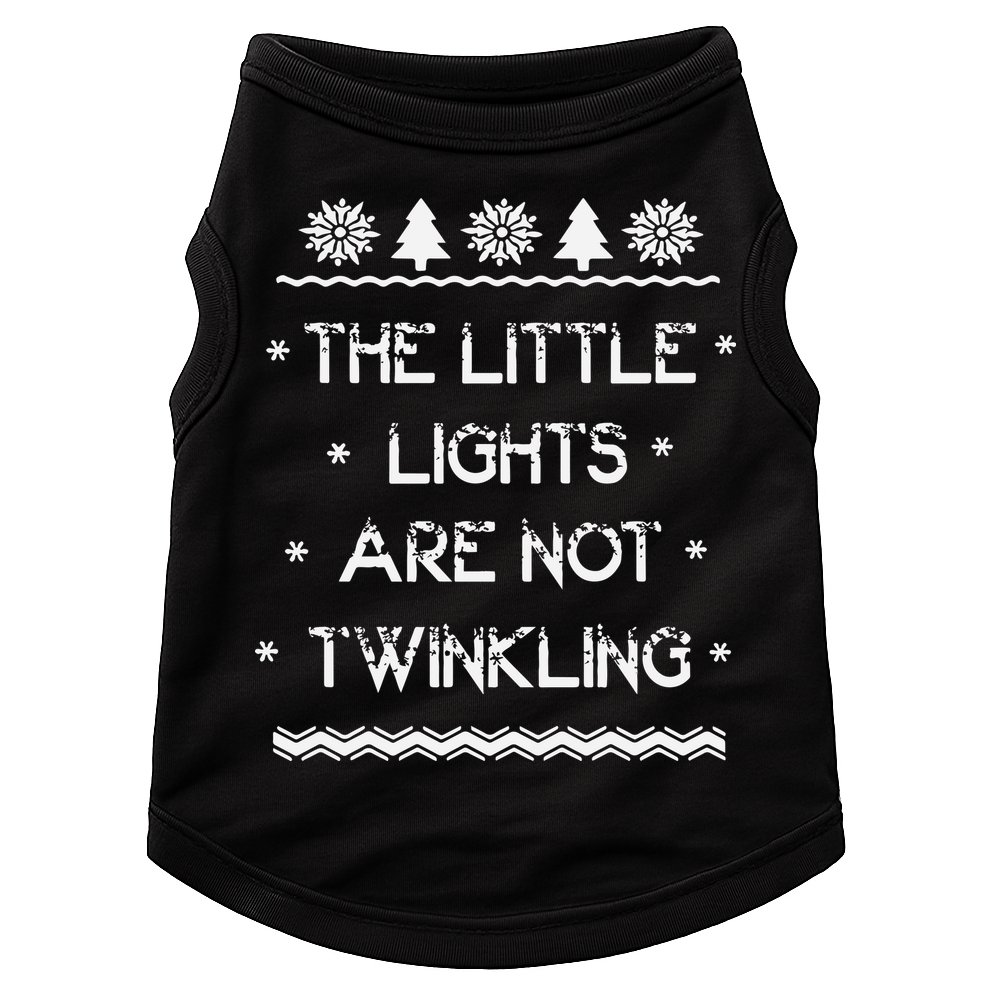 Christmas Vacation The Little Lights Are Not Twinkling Christmas Doggie Tank