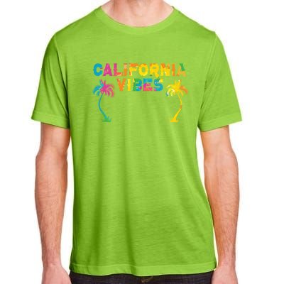 California Vibes Usa America American Californian Funny Gift Adult ChromaSoft Performance T-Shirt