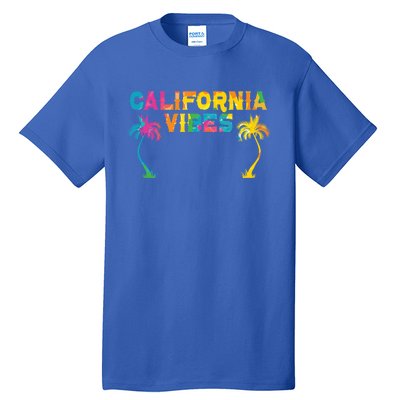 California Vibes Usa America American Californian Funny Gift Tall T-Shirt