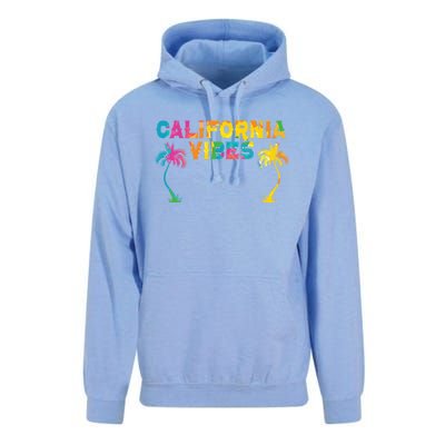 California Vibes Usa America American Californian Funny Gift Unisex Surf Hoodie