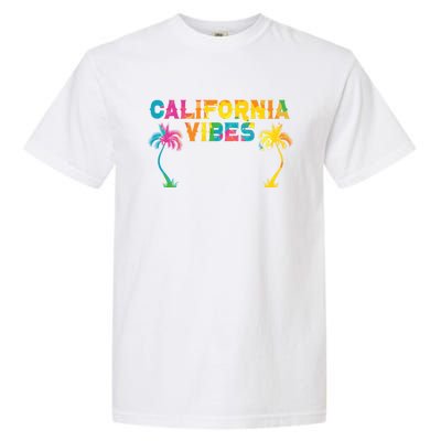 California Vibes Usa America American Californian Funny Gift Garment-Dyed Heavyweight T-Shirt