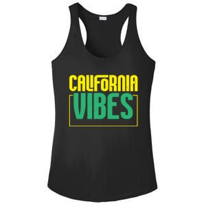 California Vibes Usa State America Travel Californian Cool Gift Ladies PosiCharge Competitor Racerback Tank