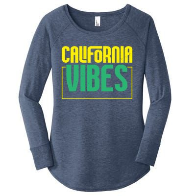 California Vibes Usa State America Travel Californian Cool Gift Women's Perfect Tri Tunic Long Sleeve Shirt