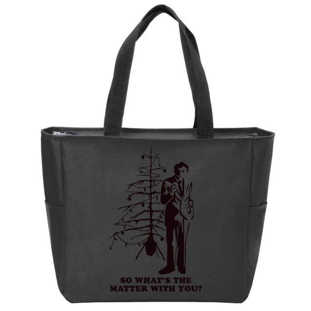 Christmas Vacation Uncle Lewis Christmas Movie Zip Tote Bag