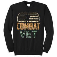 Combat Vet VeteranS Day Soldier Veterans Combat Veteran Tall Sweatshirt