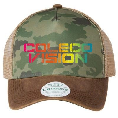 Coleco Vision Vintage Retro Colorful Text Legacy Tie Dye Trucker Hat