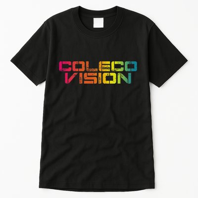 Coleco Vision Vintage Retro Colorful Text Tall T-Shirt