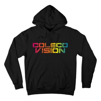 Coleco Vision Vintage Retro Colorful Text Tall Hoodie