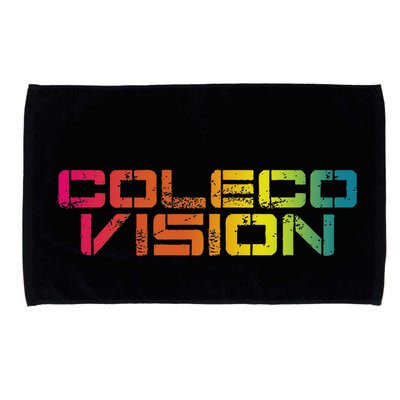 Coleco Vision Vintage Retro Colorful Text Microfiber Hand Towel