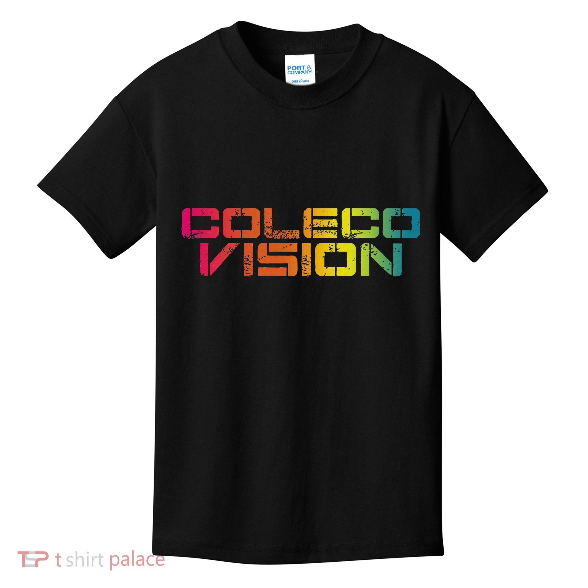 Coleco Vision Vintage Retro Colorful Text Kids T-Shirt
