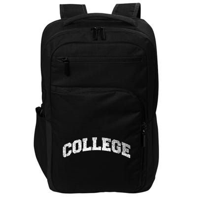 College Varsity Vintage Style Frat House Party Animal Impact Tech Backpack
