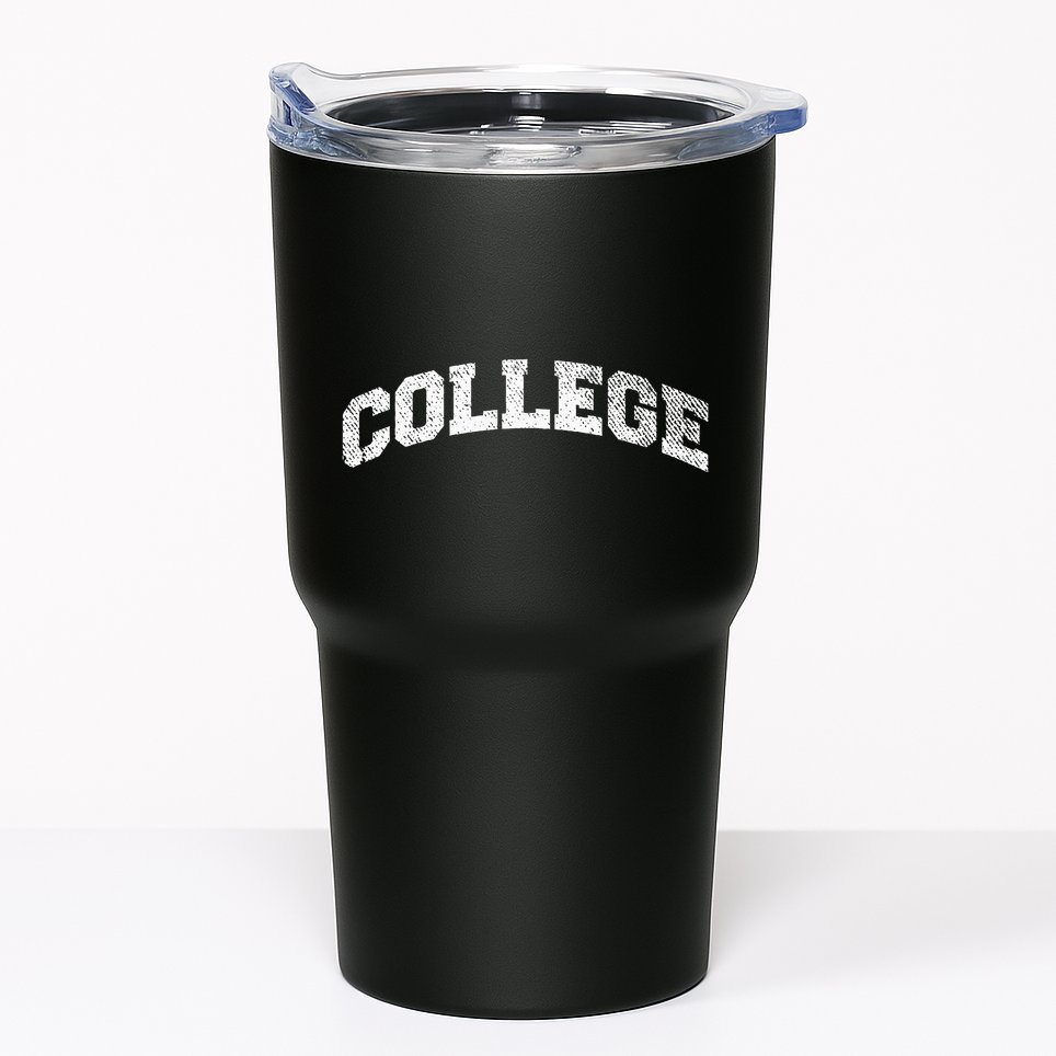 College Varsity Vintage Style Frat House Party Animal Tumbler