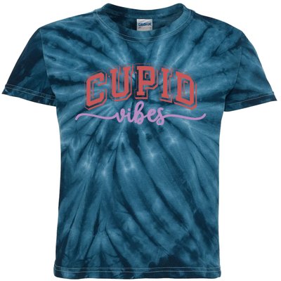 Cupid Vibes Valentine’S Day Kids Tie-Dye T-Shirt