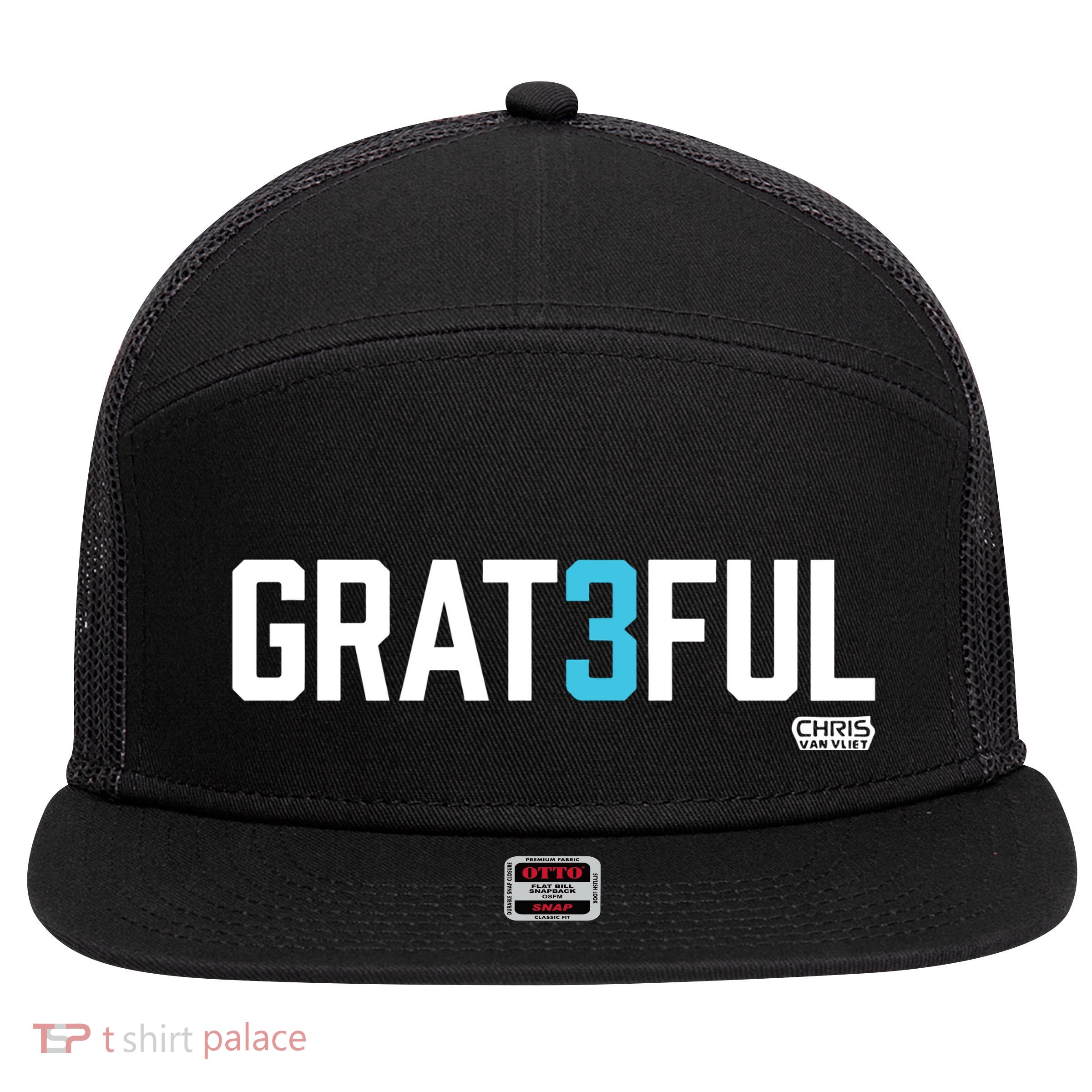 Chris Van Vliet Grateful 7 Panel Mesh Trucker Snapback Hat