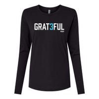 Chris Van Vliet Grateful Womens Cotton Relaxed Long Sleeve T-Shirt