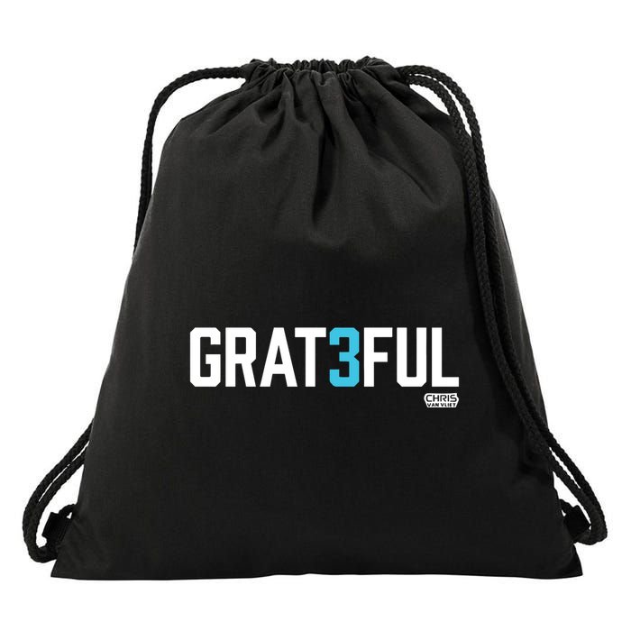 Chris Van Vliet Grateful Drawstring Bag