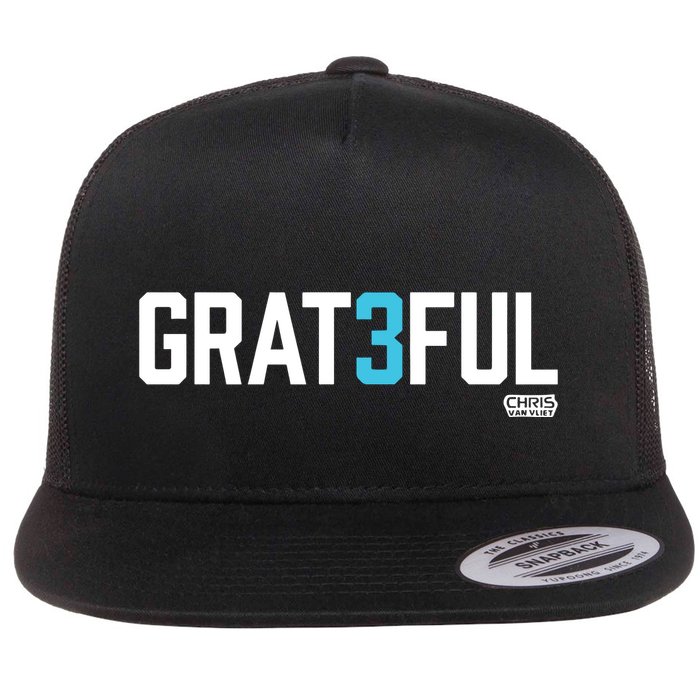 Chris Van Vliet Grateful Flat Bill Trucker Hat