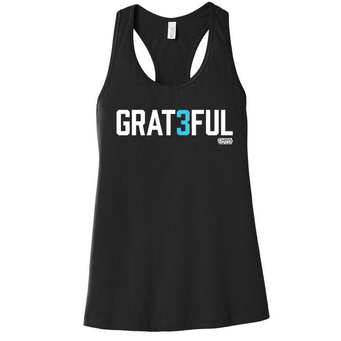 Chris Van Vliet Grateful Women's Racerback Tank