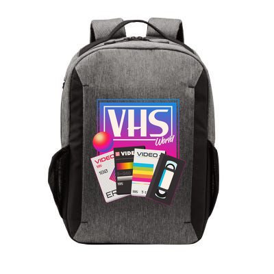 Cool Vintage VHS World Movie Tapes Vector Backpack