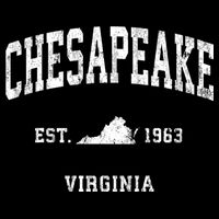 Chesapeake Virginia Va Vintage Athletic Womens Tank Top