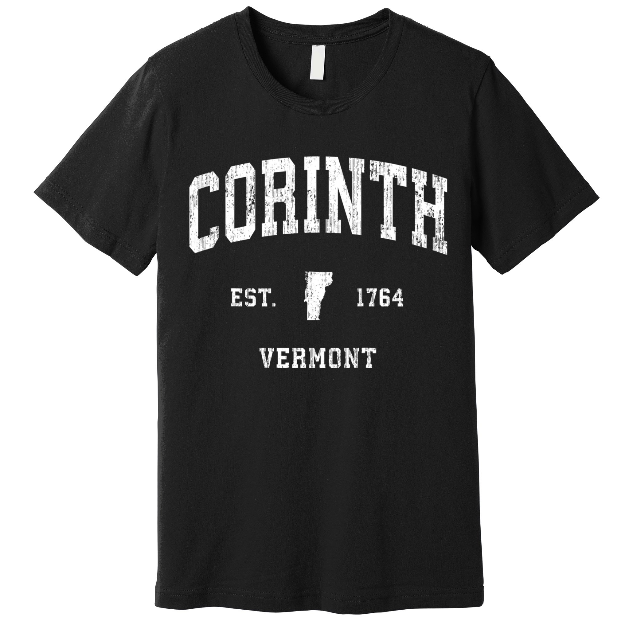 Corinth Vermont Vt Vintage Athletic Sports Premium T-Shirt