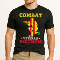 Combat Veteran Vietnam Retired Patriotic Cooling Performance Crew T-Shirt