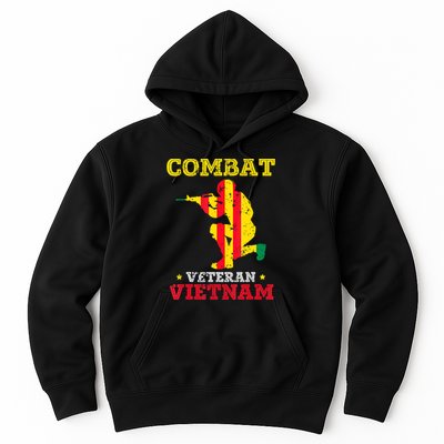 Combat Veteran Vietnam Retired Patriotic Hoodie