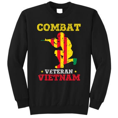 Combat Veteran Vietnam Retired Patriotic Sweatshirt