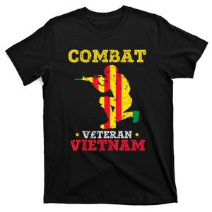 Combat Veteran Vietnam Retired Patriotic T-Shirt