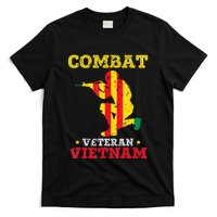 Combat Veteran Vietnam Retired Patriotic T-Shirt