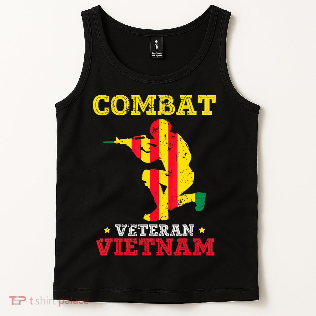 Combat Veteran Vietnam Retired Patriotic Tank Top