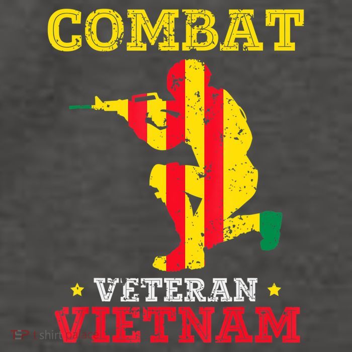 Combat Veteran Vietnam Retired Patriotic Vector Backpack