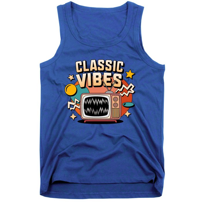 Classic Vibes Vintage Retro Tv Gift Tank Top