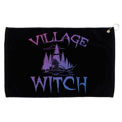 Cool Village Witch Cottage Farm Ecology Lovers Gift Grommeted Golf Towel