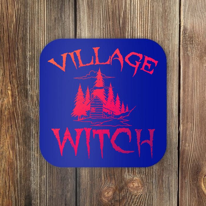 Cool Village Witch Cottage Farm Ecology Lovers Gift Coaster