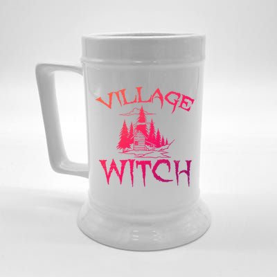 Cool Village Witch Cottage Farm Ecology Lovers Gift Beer Stein