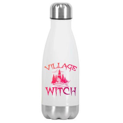 Cool Village Witch Cottage Farm Ecology Lovers Gift Stainless Steel Insulated Water Bottle