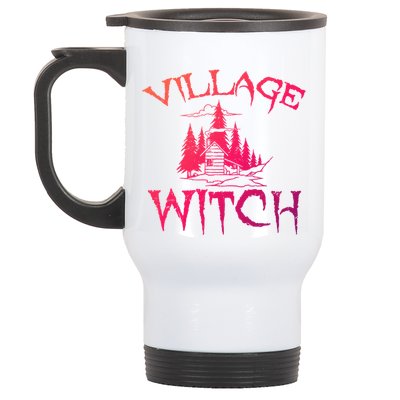 Cool Village Witch Cottage Farm Ecology Lovers Gift Stainless Steel Travel Mug