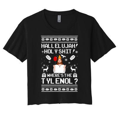 Christmas Vacation Wheres The Tylenol Women's Crop Top Tee