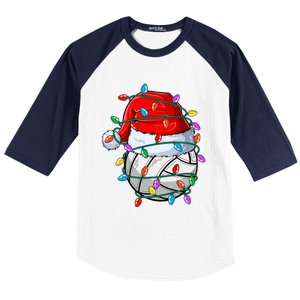 Christmas Volleyball Xmas Santa Sports Hat Ball Baseball Sleeve Shirt