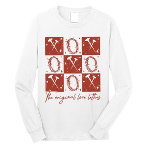 Checked Valentine Xoxo The Original Love Letters Long Sleeve Shirt