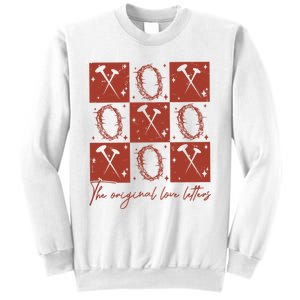 Checked Valentine Xoxo The Original Love Letters Sweatshirt