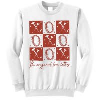 Checked Valentine Xoxo The Original Love Letters Sweatshirt