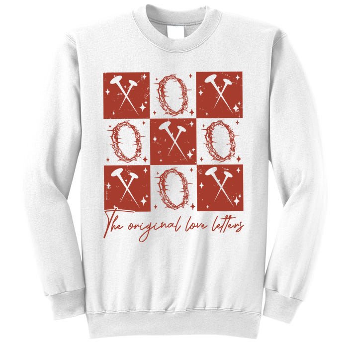 Checked Valentine Xoxo The Original Love Letters Sweatshirt