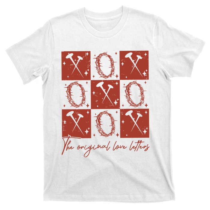 Checked Valentine Xoxo The Original Love Letters T-Shirt